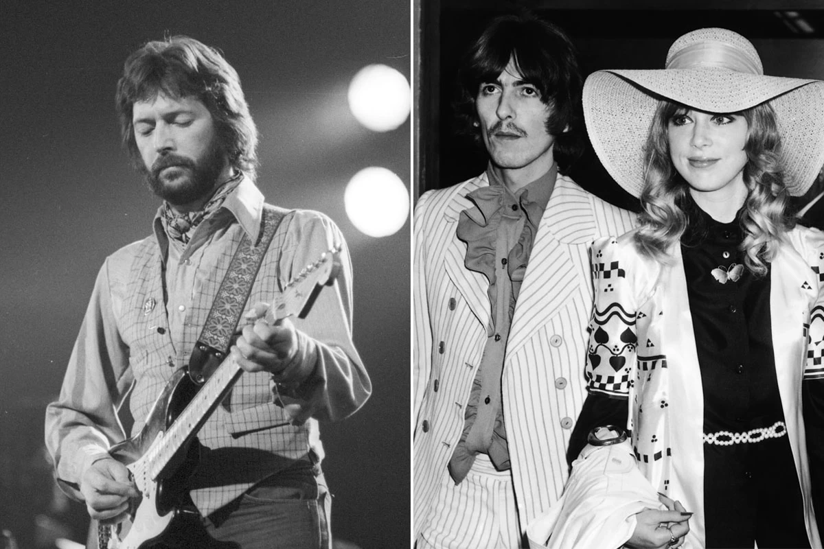 Eric Clapton George Harrison Pattie Boyd